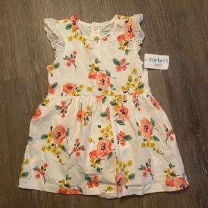 Carter’s White Floral Dress Size 24M